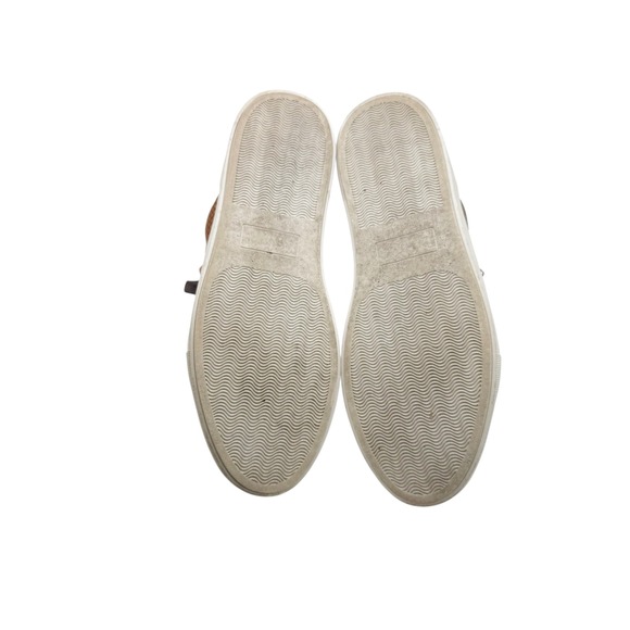 Steve Madden Dexxterr Cognac Leather High‎ Top Lace Up Zipper Sneakers 9 - Picture 7 of 7